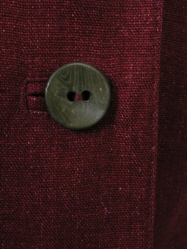 Steinbock Linen Jacket Red Size 8 Austria Perfect  