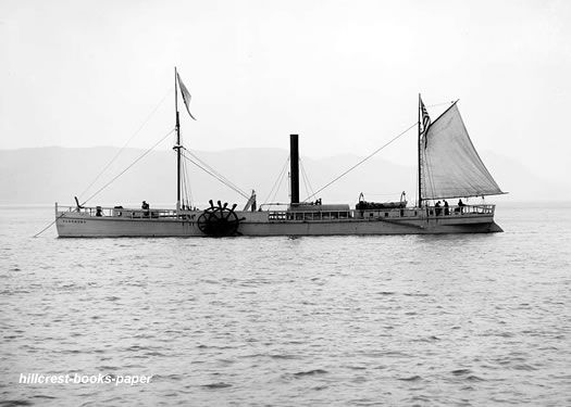 Clermont Steamboat Replica Hudson River NY photo pic  