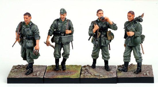 CANDO 1/35 WEHRMACHT 4pc SET DRAGON ARMOR can.do  