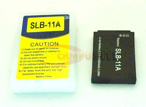 BATTERY FOR SAMSUNG SLB 11A HZ25W HZ30W ST1000 ST5000 SBL 11A EA SLB11 