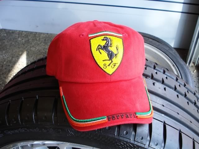 Offical Ferrari Red Istituz Flag Hat, 7353  