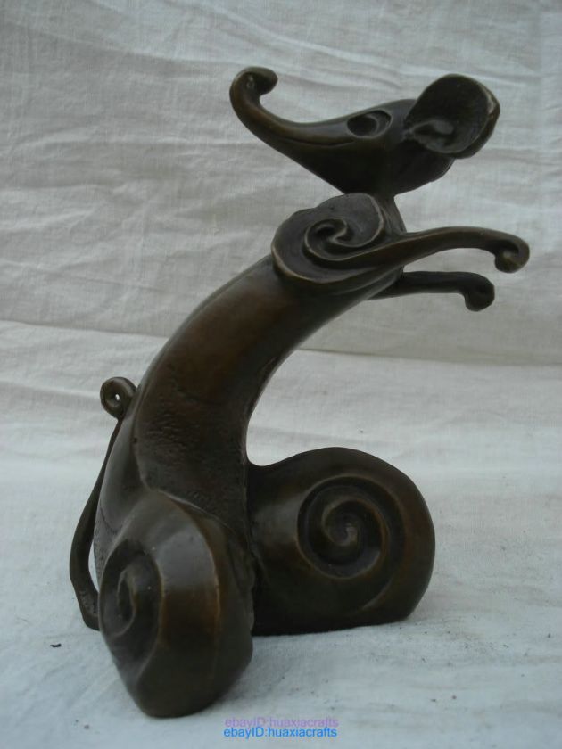 Bronze statue sculpture Abstract mouse rat Cute  