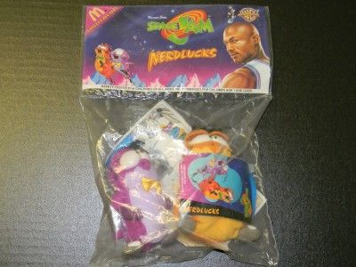 1996 MCDONALDS SPACE JAM TUNE SQUAD 5 PIECE LOT MISP  