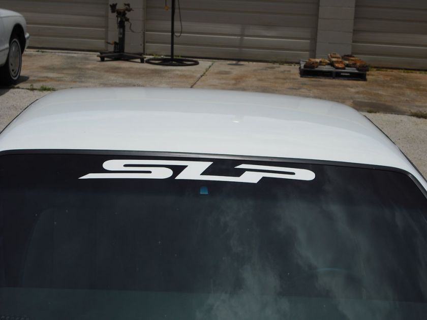 SLP windshield banner Camaro Firebird Corvette  