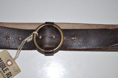 Ralph Lauren RRL VINTAGE Single O Ring Leather Belt 36  