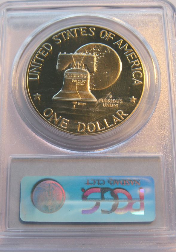 1976 S Eisenhower One Dollar Clad Type 2 PCGS PR69 Deep Cameo #n75 