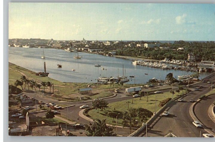 Postcard Nice View of San Juan,Puerto Rico Club Nautico  