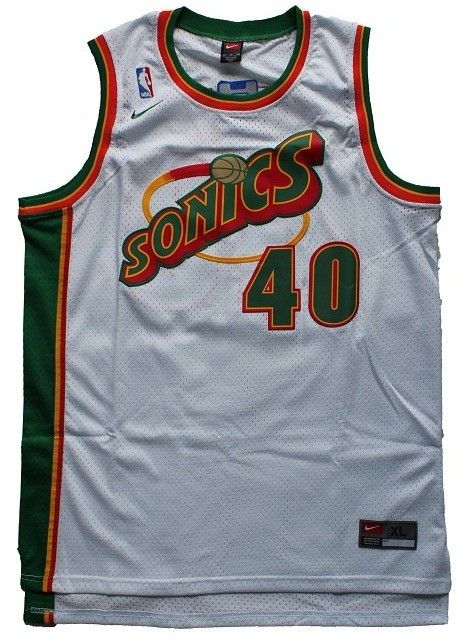 SHAWN KEMP Seattle SuperSonics #40 Swingman nba Jersey  