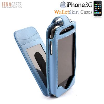 SENA APPLE IPHONE 3G & 3GS WALLETSKIN LEATHER CASE  