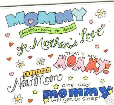 Mom Frances Meyer Stickers Scrapbooking  