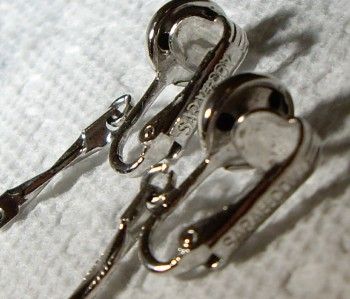 RARE~Vintage Sarah COVENTRY Long Ball & Chain Linear Dangle Clip 2.5 