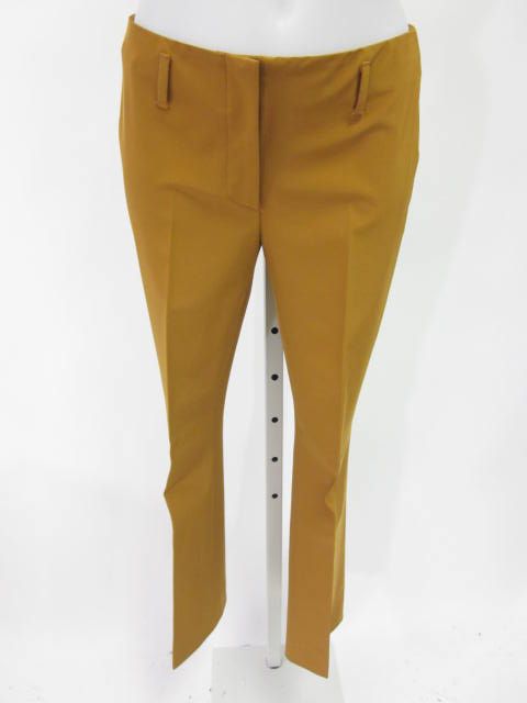 AUTH PRADA Burnt Orange Creased Pants Slacks Sz 38  