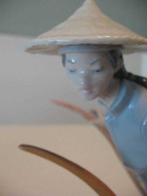 retired collectible lladro a rickshaw ride sculptor salvador debon 