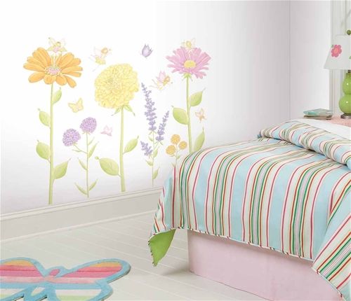 Fairy Garden Wall Stickers Decals Mural  