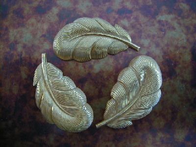 Haskell Russian Gold Plate Feather Small RGP  