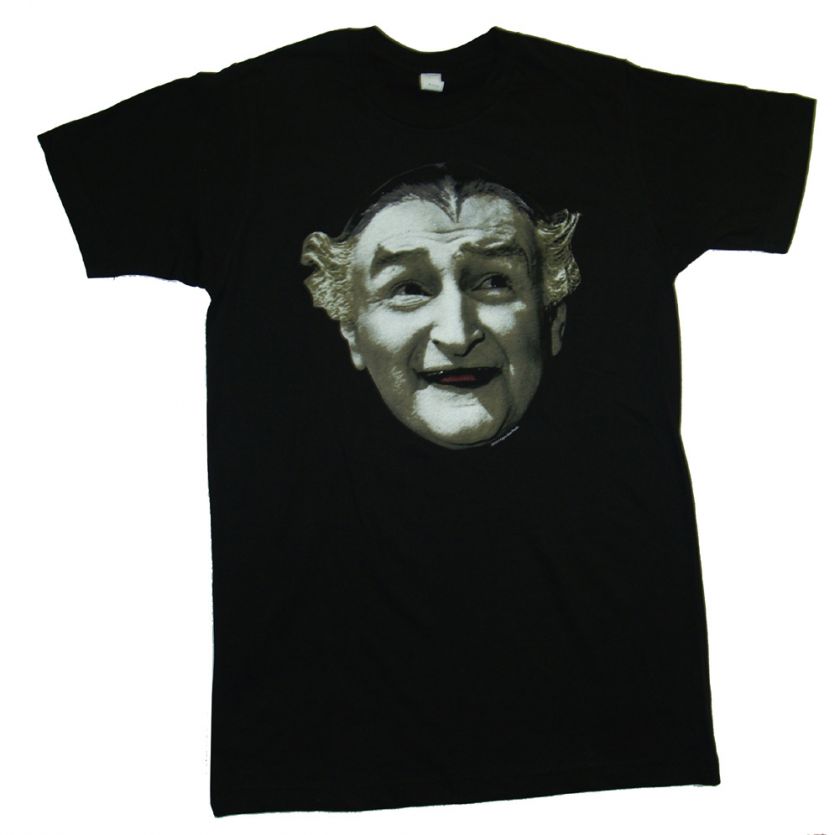 The Munsters Grandpa Munster Face Funny TV Show Soft T Shirt Tee 