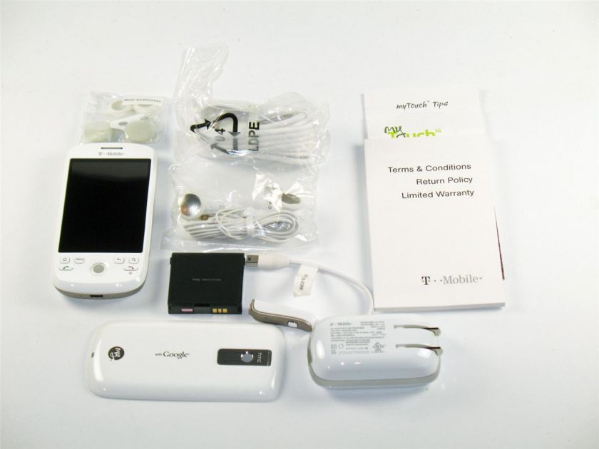 Brand New HTC Mytouch 3G T Mobile w/ 1 Year Warranty 610214621405 