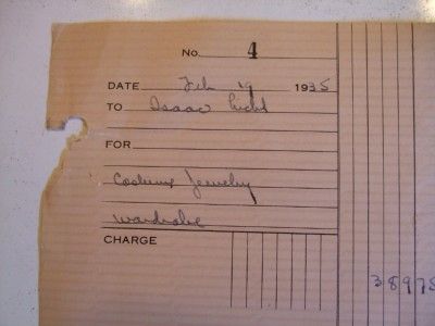 PERSONAL CHECKS MAE WEST SIGNED AUTOGRAPHED 1935 COA  