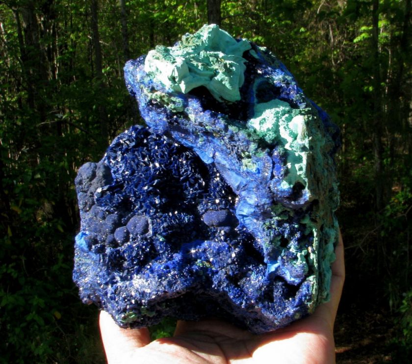 17Lbs Azurite Crystal & Malachite From DA YE, CHINA  