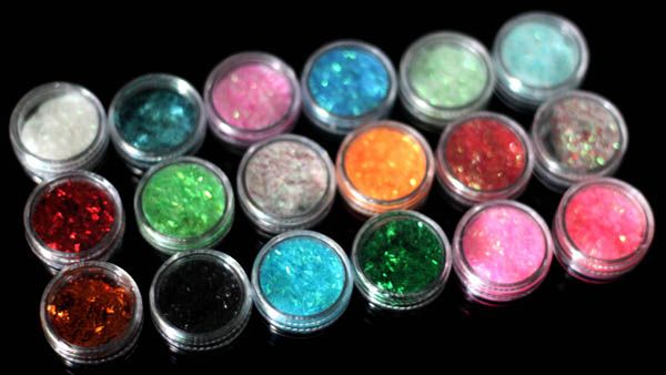   Glitter Nail Art Tool Kit Acrylic UV Powder Dust Polish Deco  