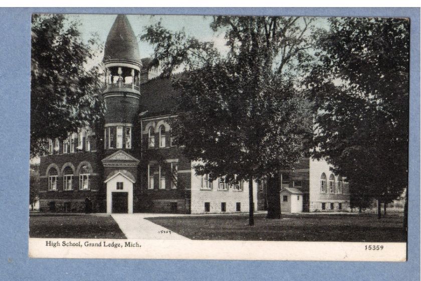 0410* GRAND LEDGE MI VINTAGE PC HIGH SCHOOL  