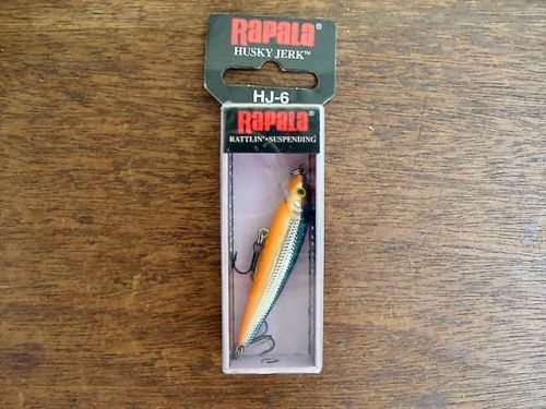 NIP 2 1/2 Rapala Husky Jerk HJ 6 Silver Blue, Ireland  