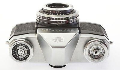   Contaflex Camera With Pantar 45mm F/2.8 Lens With Case & Box Mint