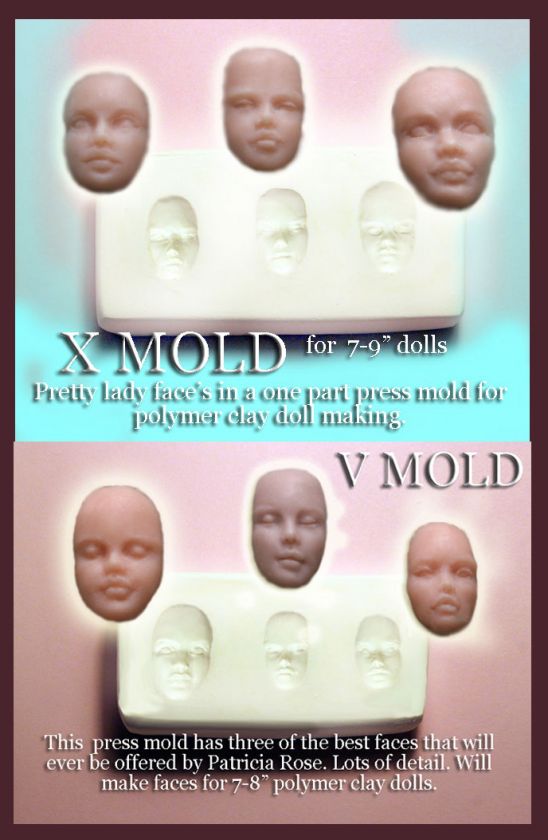 and V face press 2 mold set   Patricia Rose prfag  