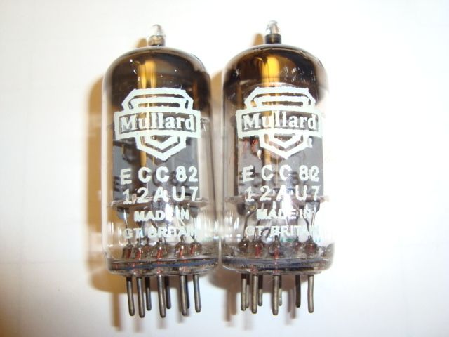 Pair of Mullard ECC82 / 12AU7 Tubes  