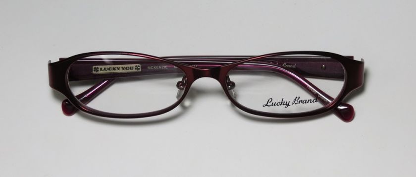 NEW LUCKY BRAND MCKENZIE 52 15 135 RED HAVANA/TORTOISE EYEGLASSES 