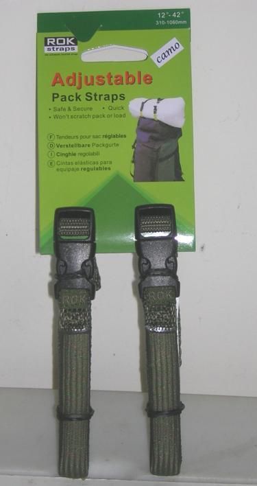 New ROK 42 Adjustable Pack Camp Compression Straps  