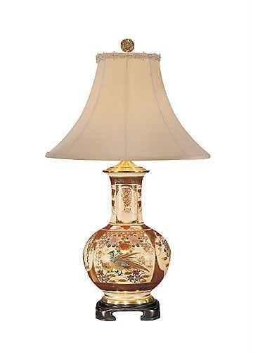 WILDWOOD LAMPS 3892 SATSUMA SUNRISE LAMP REPRODUCTION KUTANI  