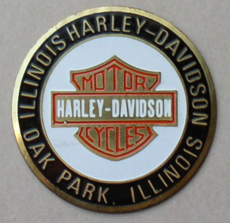 OAK PARK ILLINOIS HARLEY DAVIDSON DEALER DIP DOT  