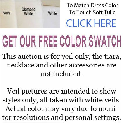 intended to get this auction is for the veil only