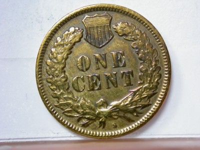 1908 S XF INDIAN HEAD SMALL CENT ID#K743 ~~  