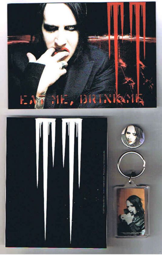 Marilyn Manson Eat Me Drink Me Variety Pack, New  