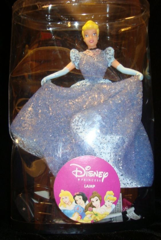 DISNEY CINDERELLA EVA LAMP 11 COOL SPARKLE EFFECT NEW  