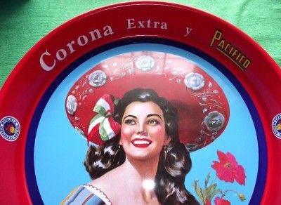 New 1950s Retro Deco Image Corona Beer Tray  