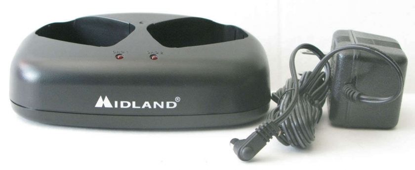 Midland dual desktop charger CVP6 for Midland 2 way radios  