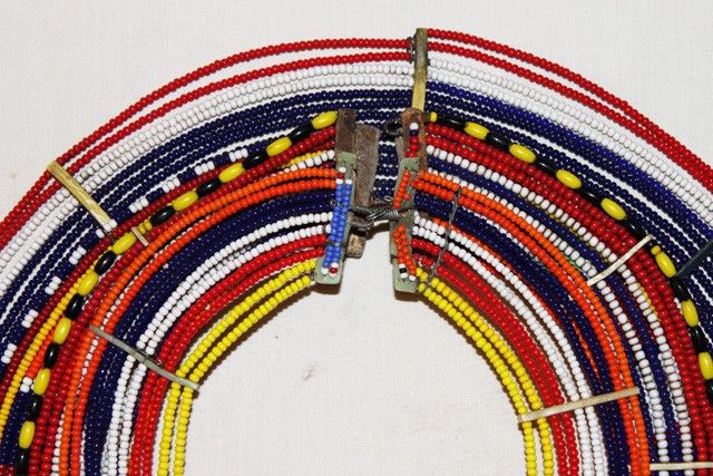 AFRICAN MAASAI (MASAI) COLLAR NECKLACE  KENYA  RARE #20  