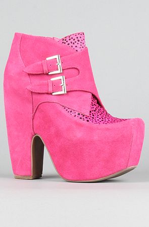 Jeffrey Campbell The Warrant Shoe Fuchsia  