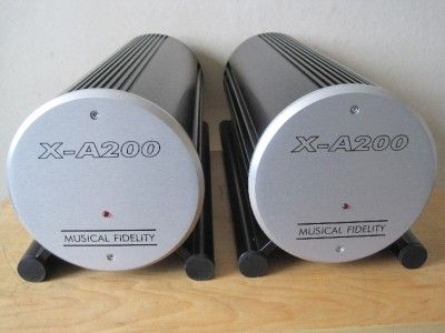 MUSICAL FIDELITY XA 200 MONOBLOCK AMPLIFIERS (K)  