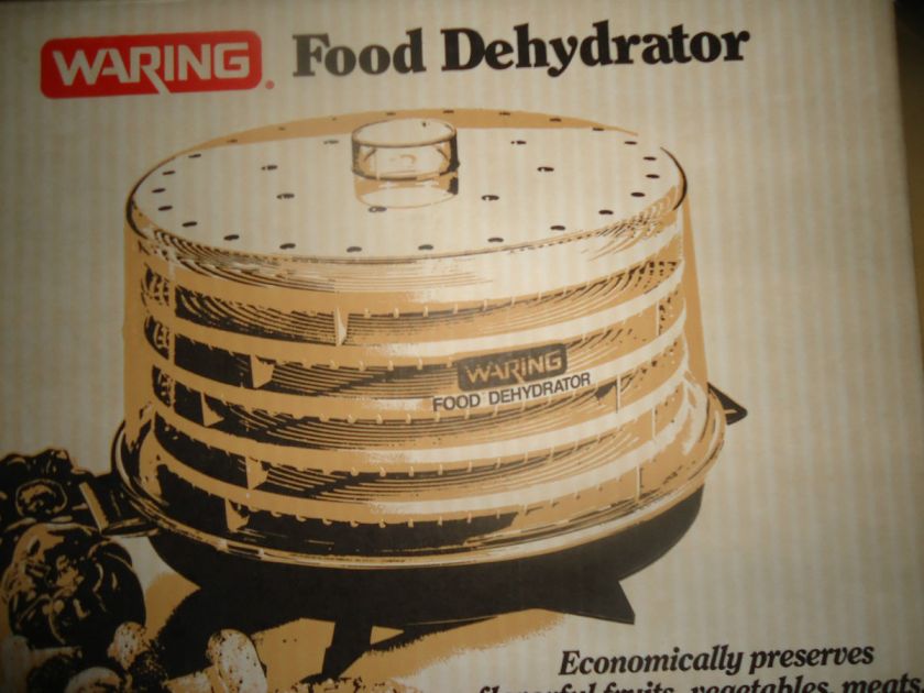 Vintage New, Waring FOOD DEHYDRATOR  