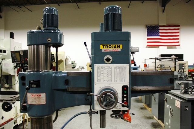 HRD 1000H SUPERMAX Trojan 33 x 9 Radial Arm Drill Press 94  