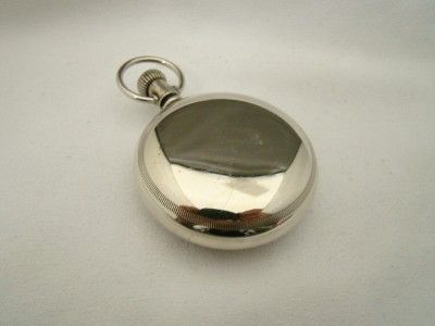 BIG 55mm VINTAGE 18S 1903 HAMPDEN SIDEWINDER POCKET WATCH  