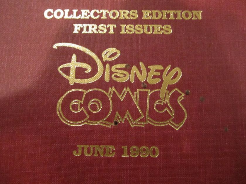 Disney comics 1990 first edition collectors edition limited to 10,000 