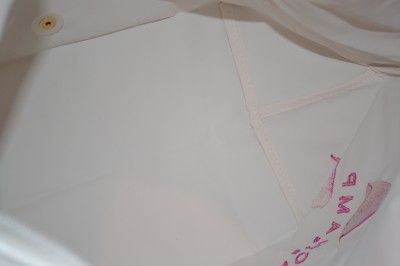 LONGCHAMP NWT Le Pliage Large Nylon Tote Bag White Pink Petals 