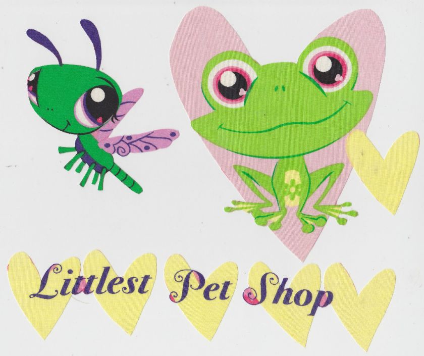 LITTLEST PET SHOP FABRIC WALL SAFE APPLIQUES DECALS CUT OUTS  