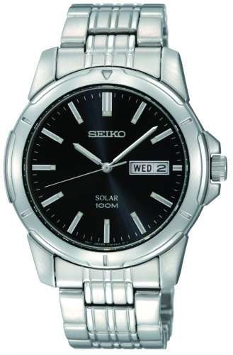 NEW SEIKO SOLAR HARDLEX 100M SMART MENS WATCH SNE093P1  