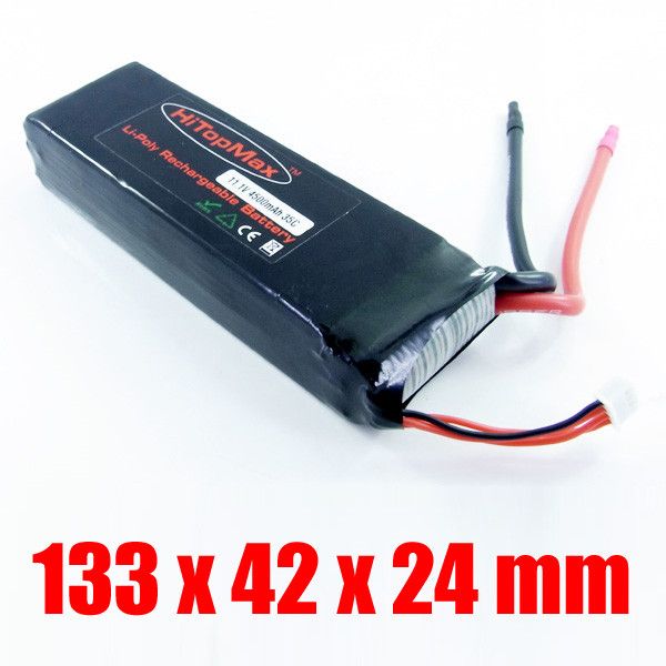 HiTopMax 11.1V 4500mAh 3S 35C RC LiPo Battery For Trex  